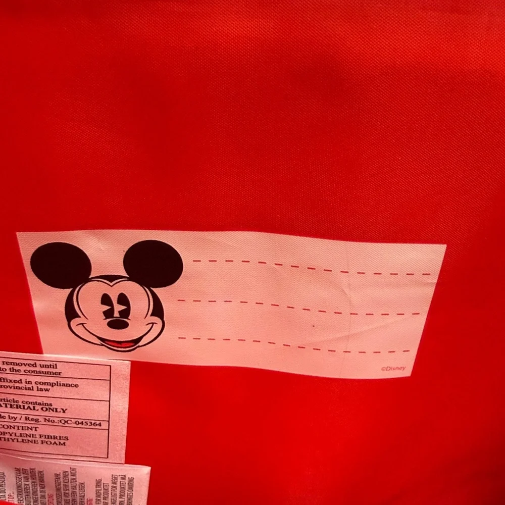 Disney Rainbow Stars Character Backpack in White, Red, Blue, Yellow - Picture 5 of 6